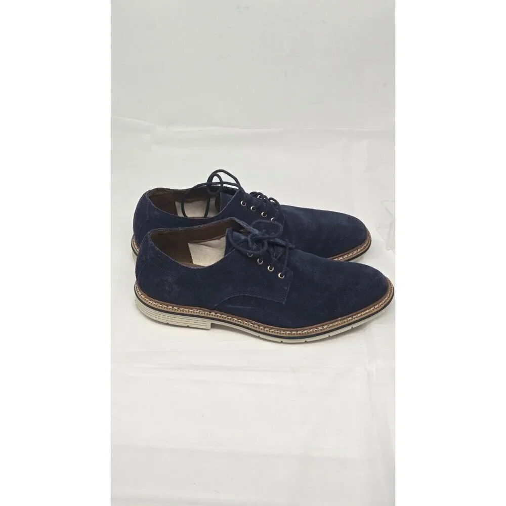 Timberland Men's Casual sensorflex oxford lace up Shoes blue Suede size 9.5